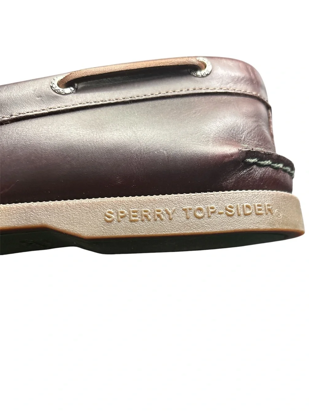 Mens Sperry Authentic Original 2-Eye Boat Shoes Amaretto 12